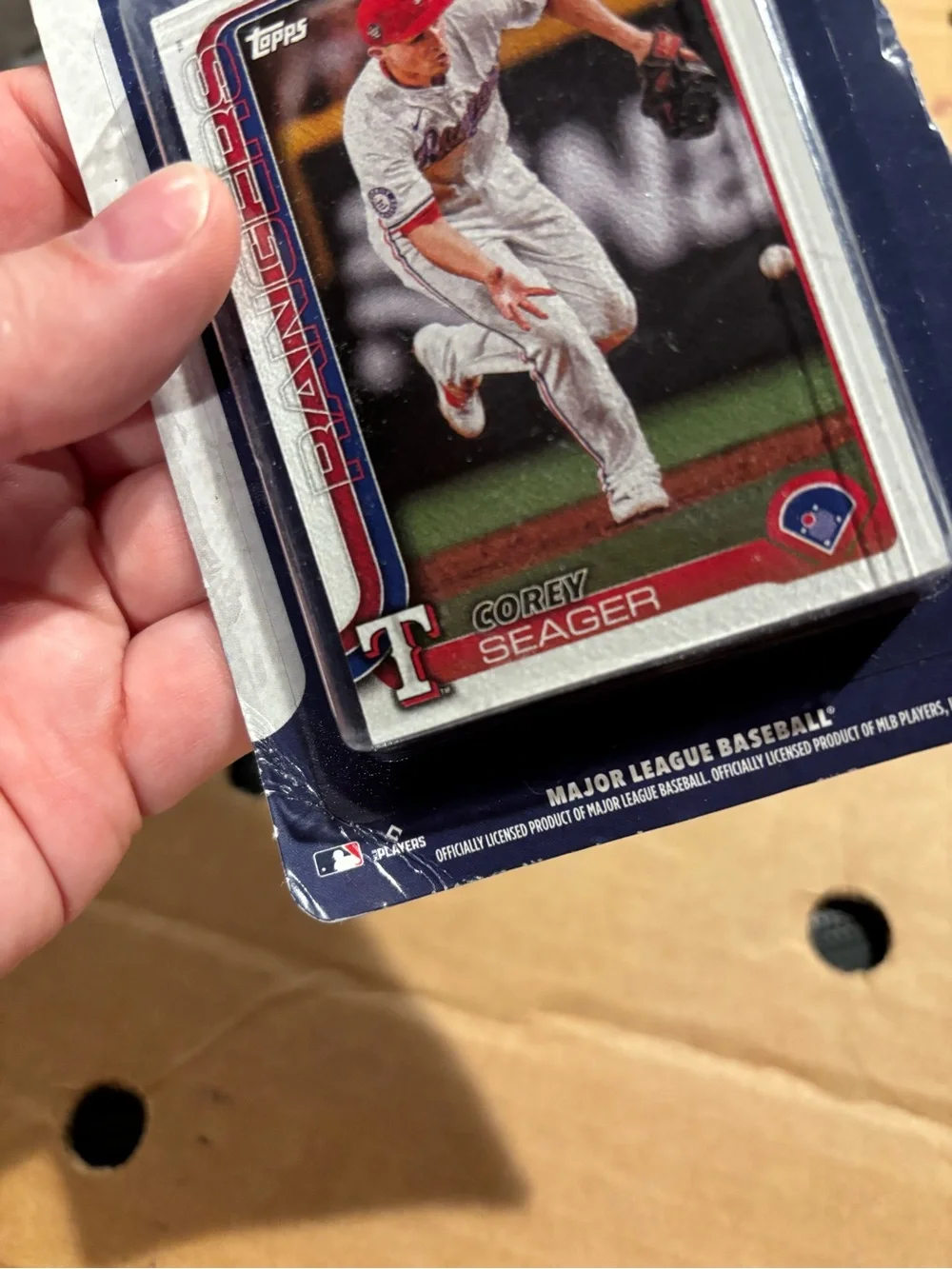 2025 Rangers Baseball Cards - in unopened package